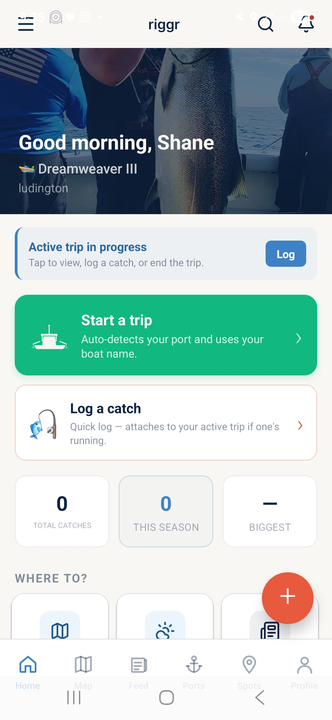 Home tab